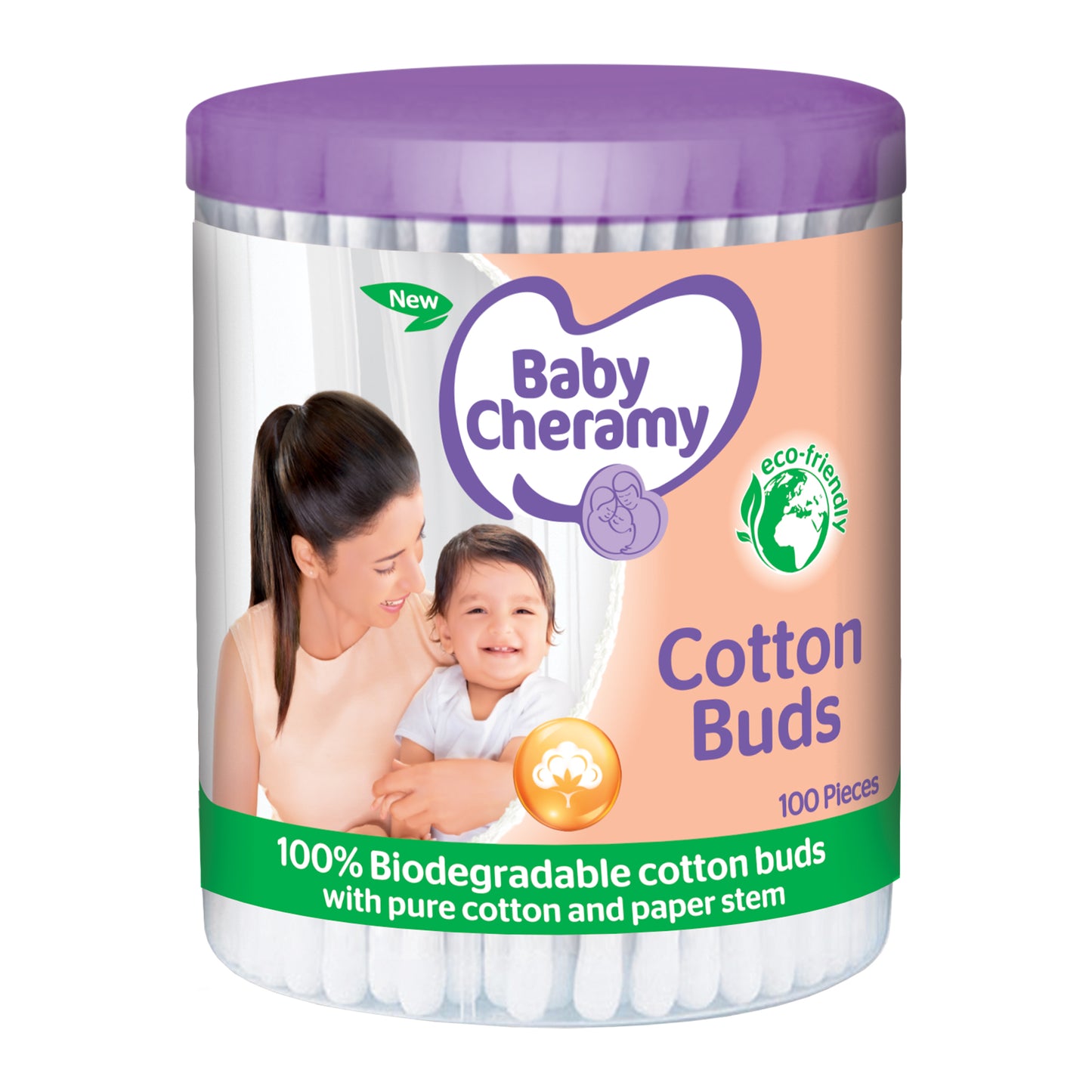 Baby Cheramy Cotton Buds (100 Pieces)