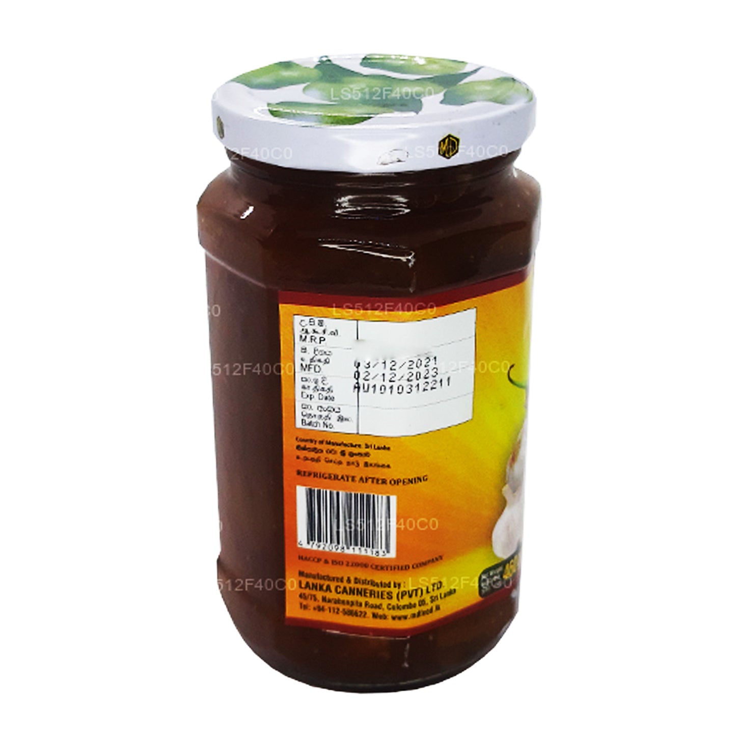 Chutney épicé à la mangue MD (500 g)