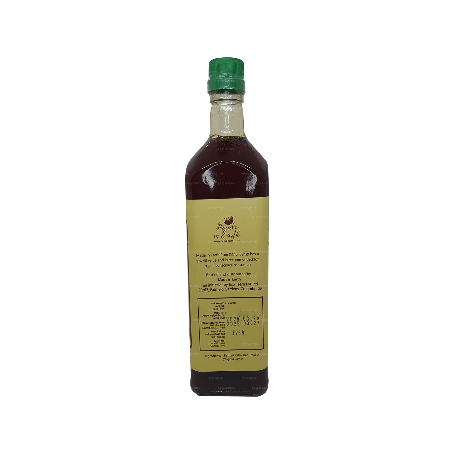 Masse de kithul naturelle pure fabriquée sur Terre (375 ml)