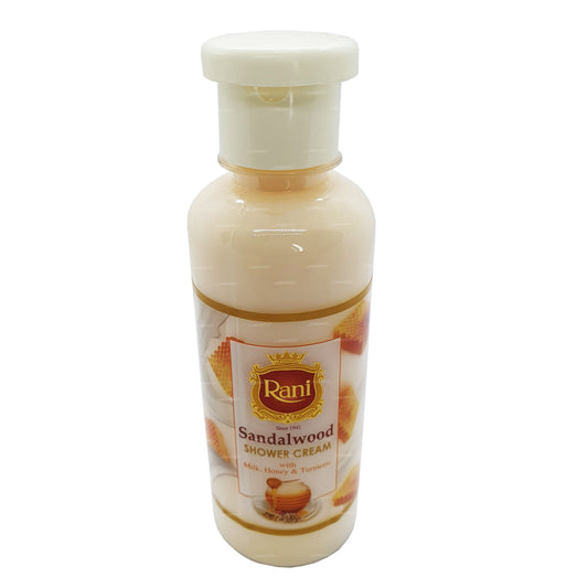 Crème de douche Swadeshi Rani au bois de santal avec lait, miel et curcuma (250 ml)