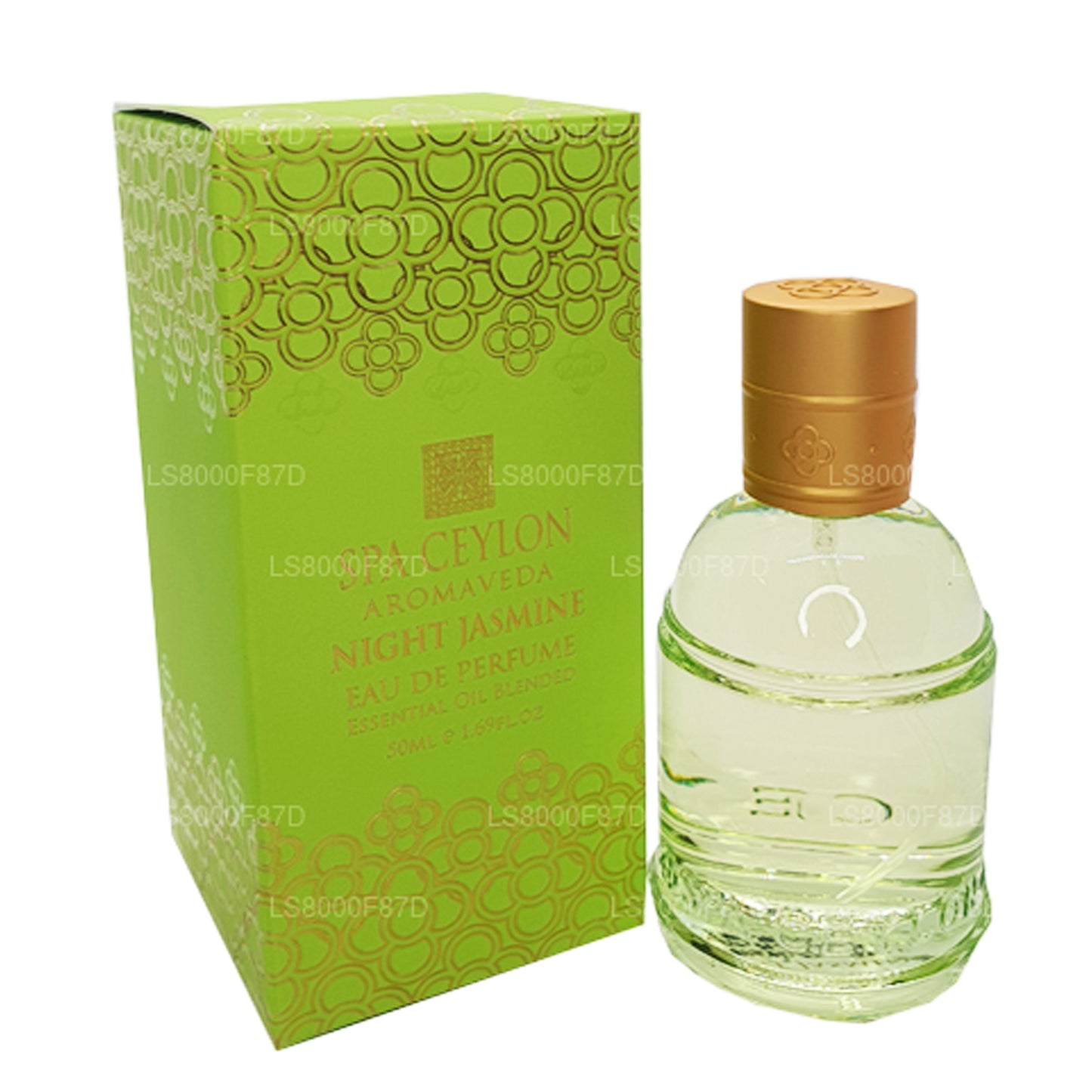 Eau de parfum Spa Ceylon Night Jasmine avec huiles essentielles mélangées (50 ml)