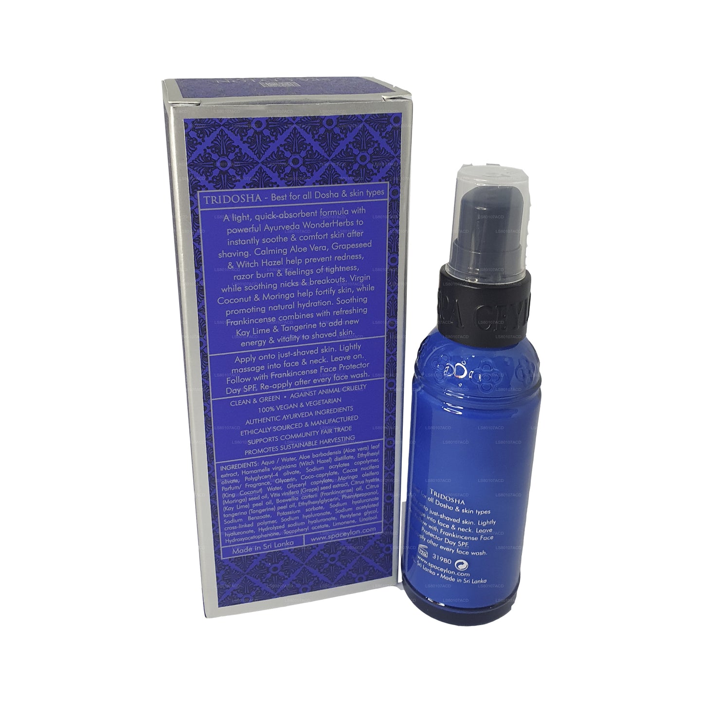 Baume après-rasage Spa Ceylon Frankincense Rituals pour hommes (60 ml)