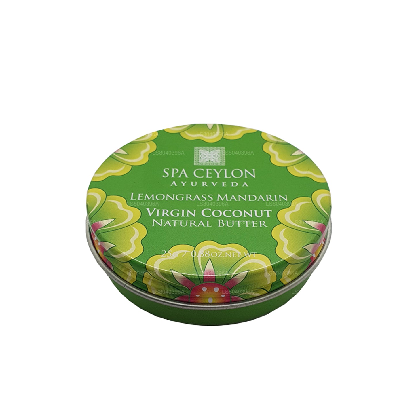 Beurre naturel de noix de coco vierge à la citronnelle et à la mandarine Spa Ceylon (25 g)