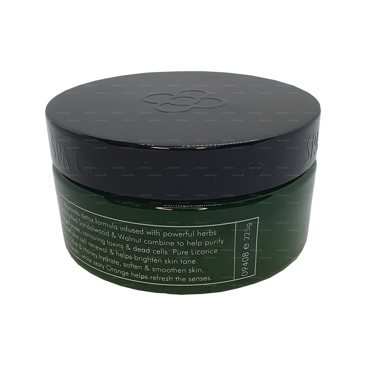 Gommage corporel au bois de santal rouge de Ceylan Spa (225 g)