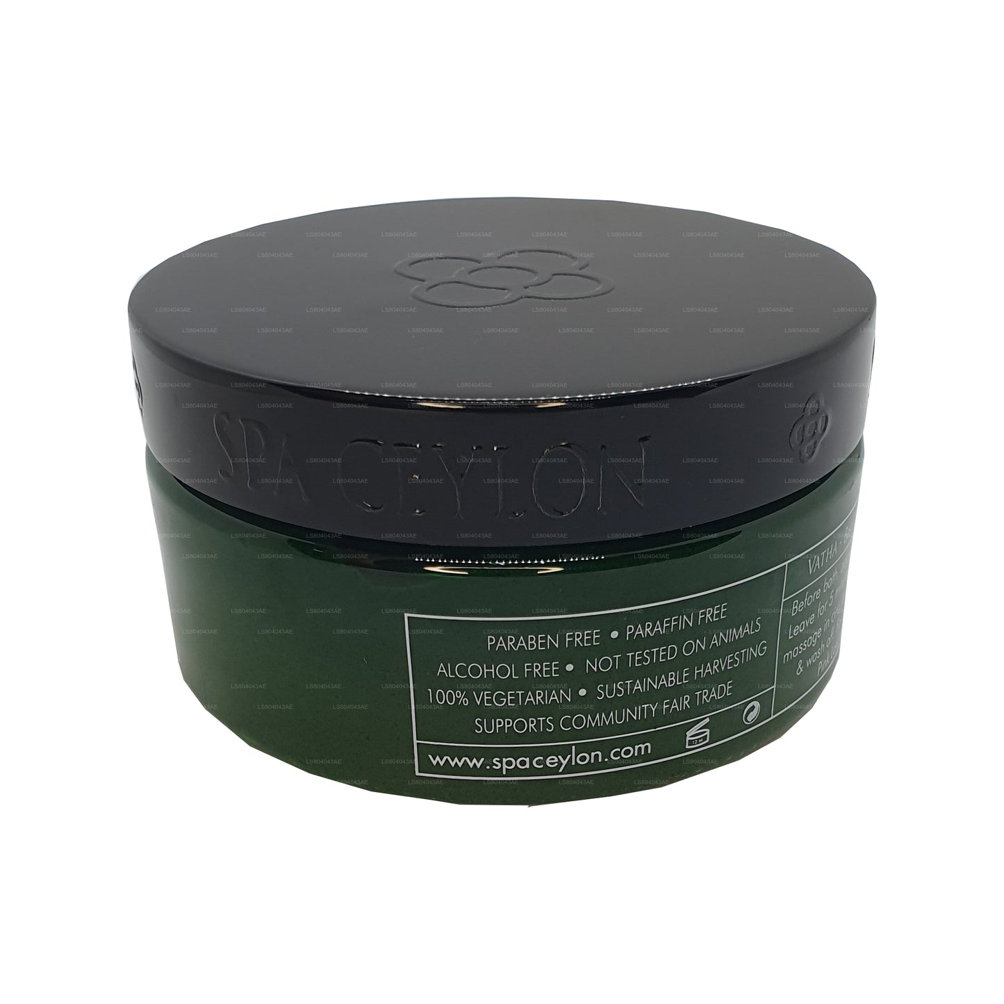 Gommage corporel au bois de santal rouge de Ceylan Spa (225 g)