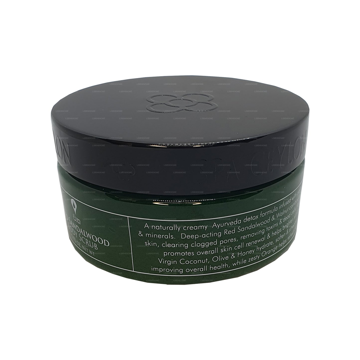 Gommage corporel au bois de santal rouge de Ceylan Spa (225 g)