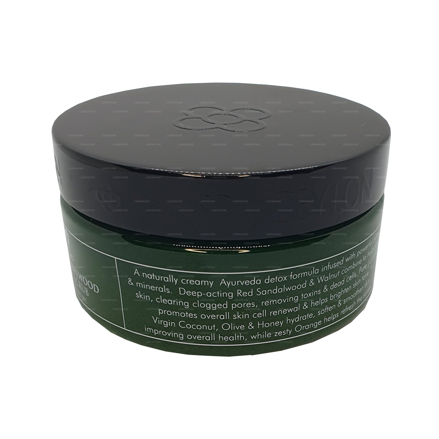 Gommage corporel au bois de santal rouge de Ceylan Spa (225 g)