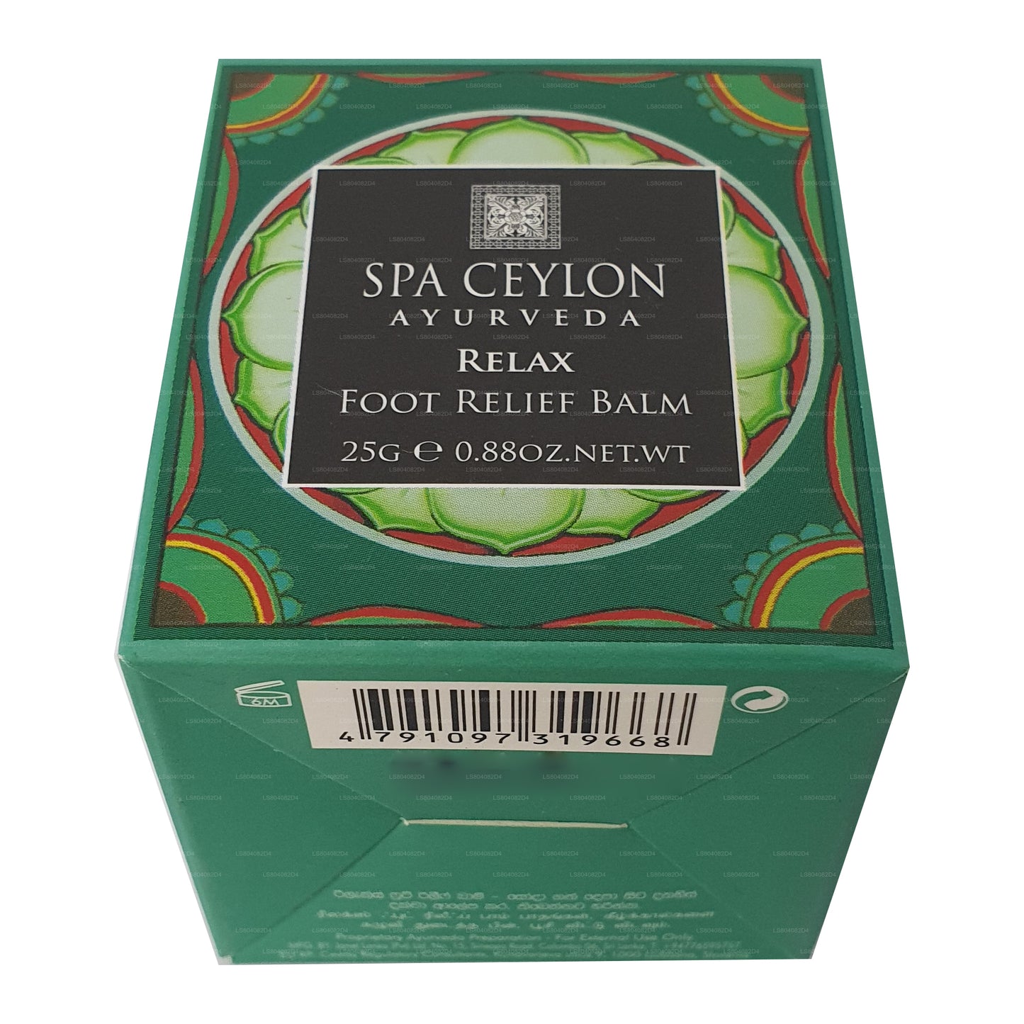 Baume apaisant pour les pieds Spa Ceylon Relax (25 g)