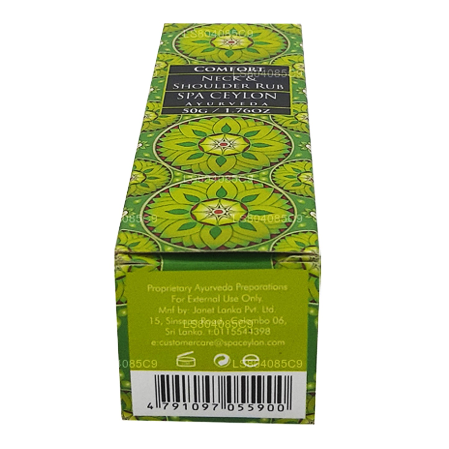 Gommage pour le cou et les épaules Spa Ceylon Comfort (50 g)