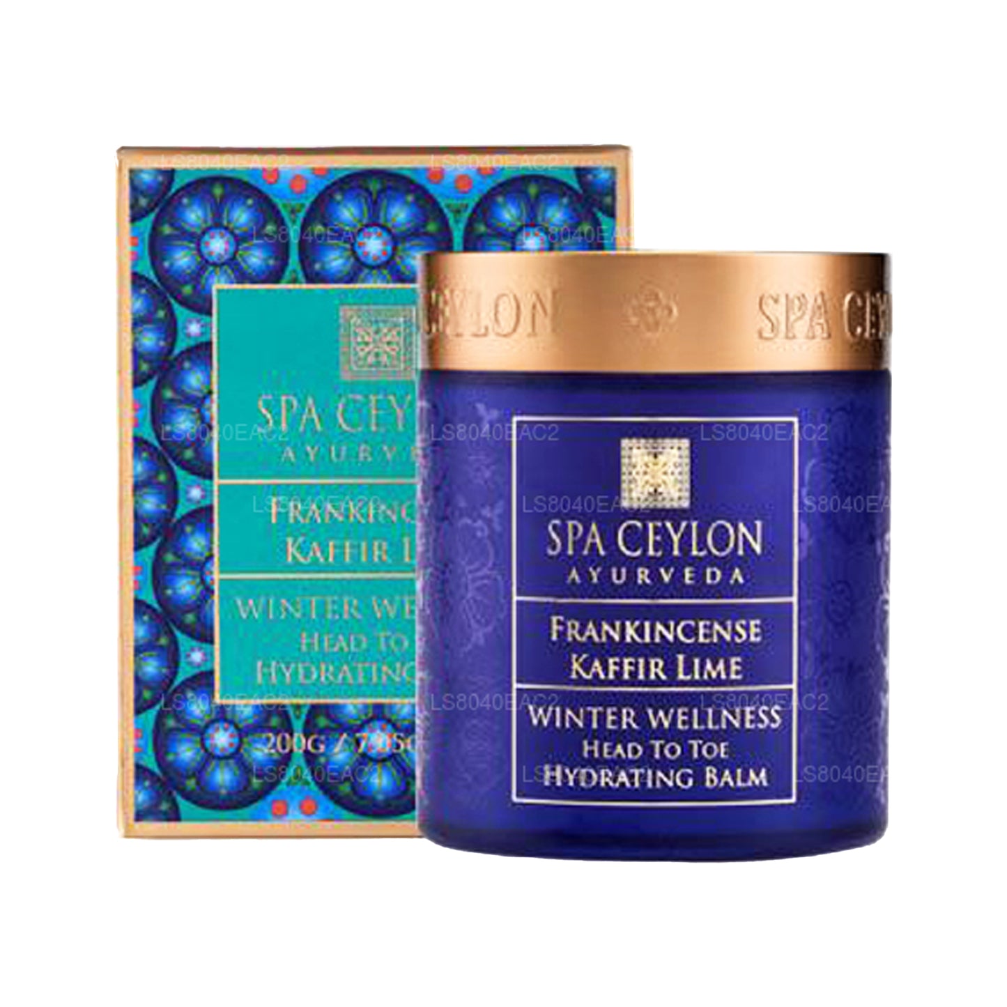 Spa Ceylon Frankincense Kay Lime Winter Wellness Baume hydratant pour la tête et les pieds (200 g)