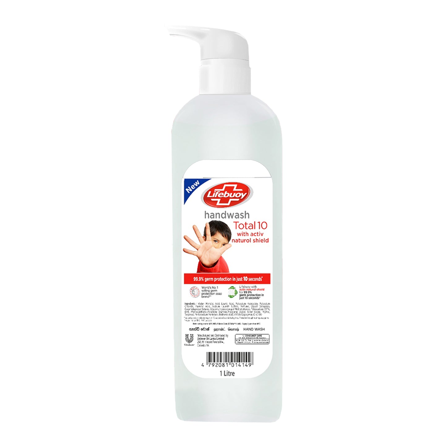 Savon pour les mains Lifebuoy Total 10 (1 L)