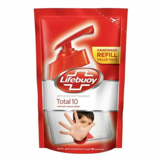 Pochette de recharge pour lave-mains Lifebuoy Total 10 (500 ml)