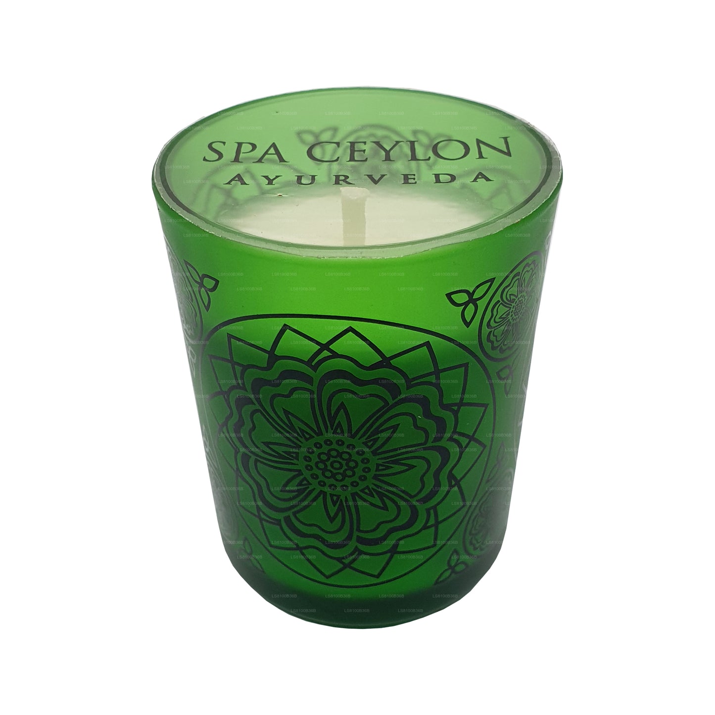 Spa Ceylon  Lemongrass Mandarin - Aromaveda Natural Candle (50g)