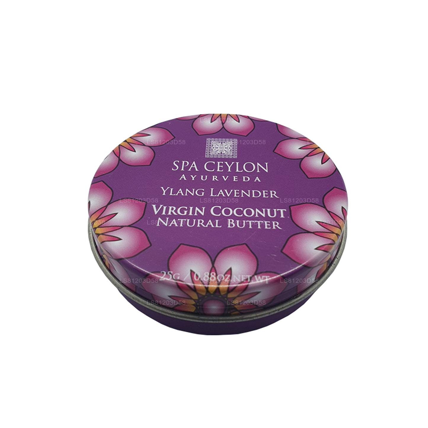 Beurre naturel de noix de coco vierge à la lavande de Ceylan Ylang Spa (25 g)