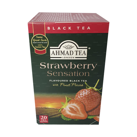 Ahmad Tea Strawberry 20 sachets de thé en aluminium (40 g)