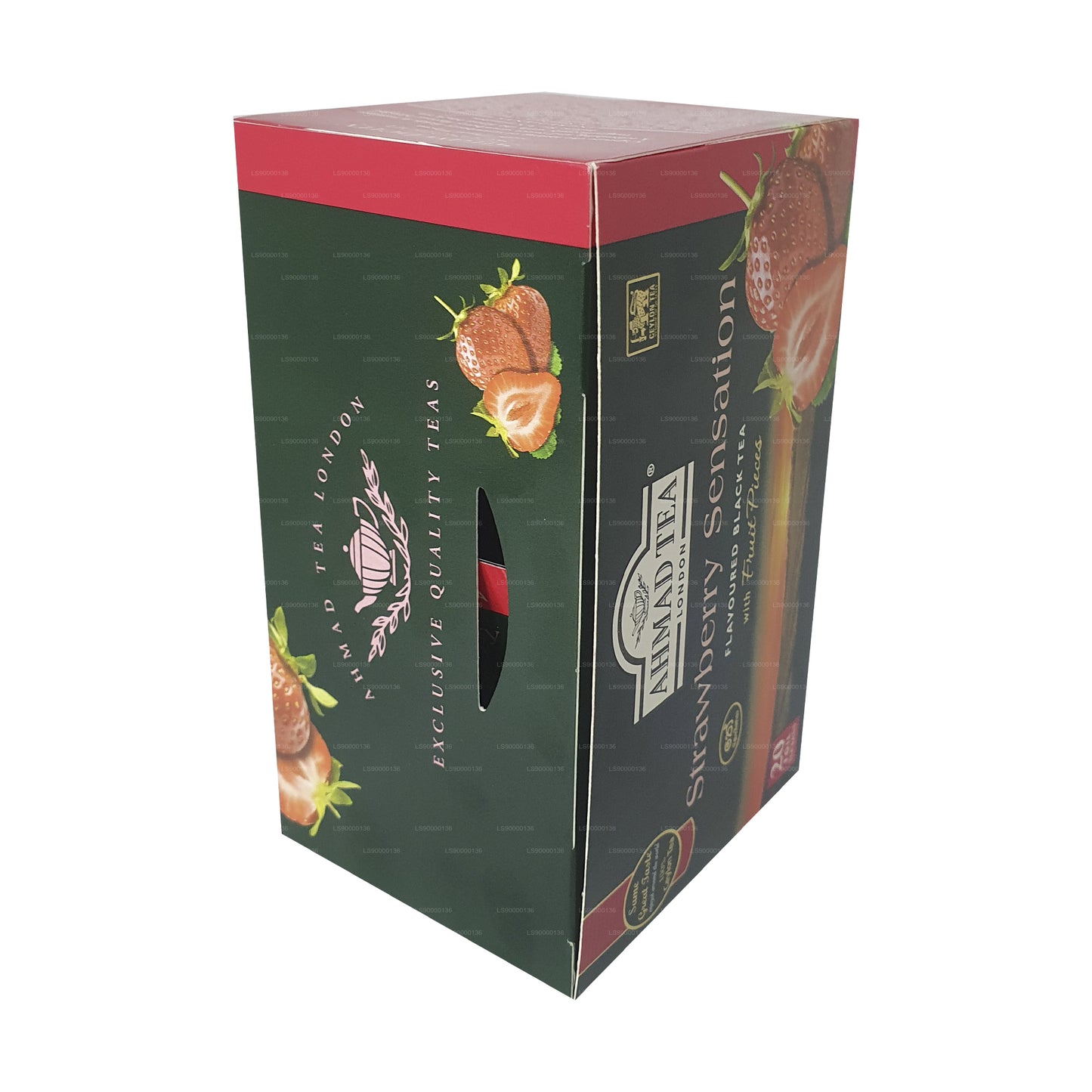 Ahmad Tea Strawberry 20 sachets de thé en aluminium (40 g)