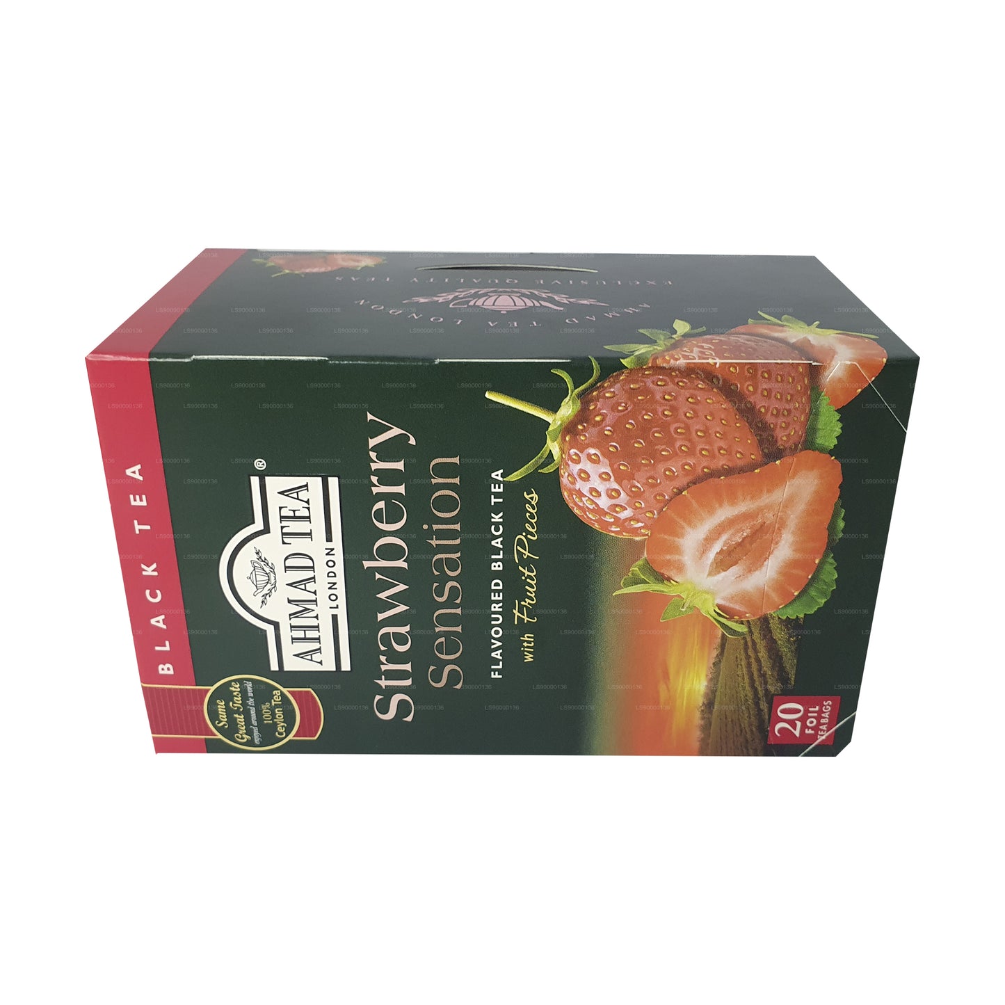 Ahmad Tea Strawberry 20 sachets de thé en aluminium (40 g)