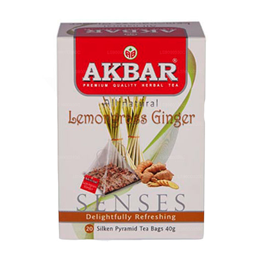 Akbar Citronnelle et gingembre (40 g) 20 sachets de thé