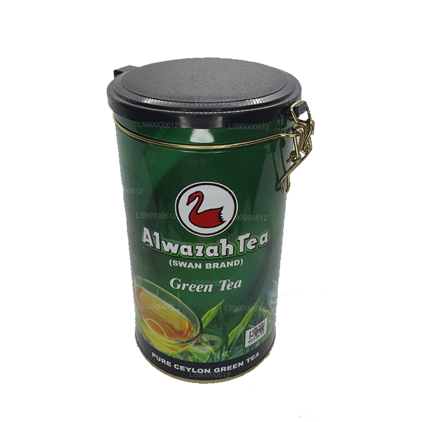 Boîte à thé vert Alwazah Pure Ceylan (300 g)