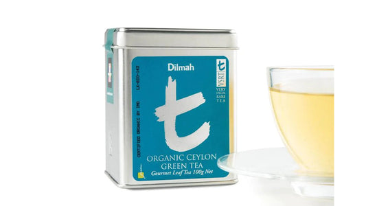 Thé vert biologique de Ceylan Dilmah T-series (100 g)