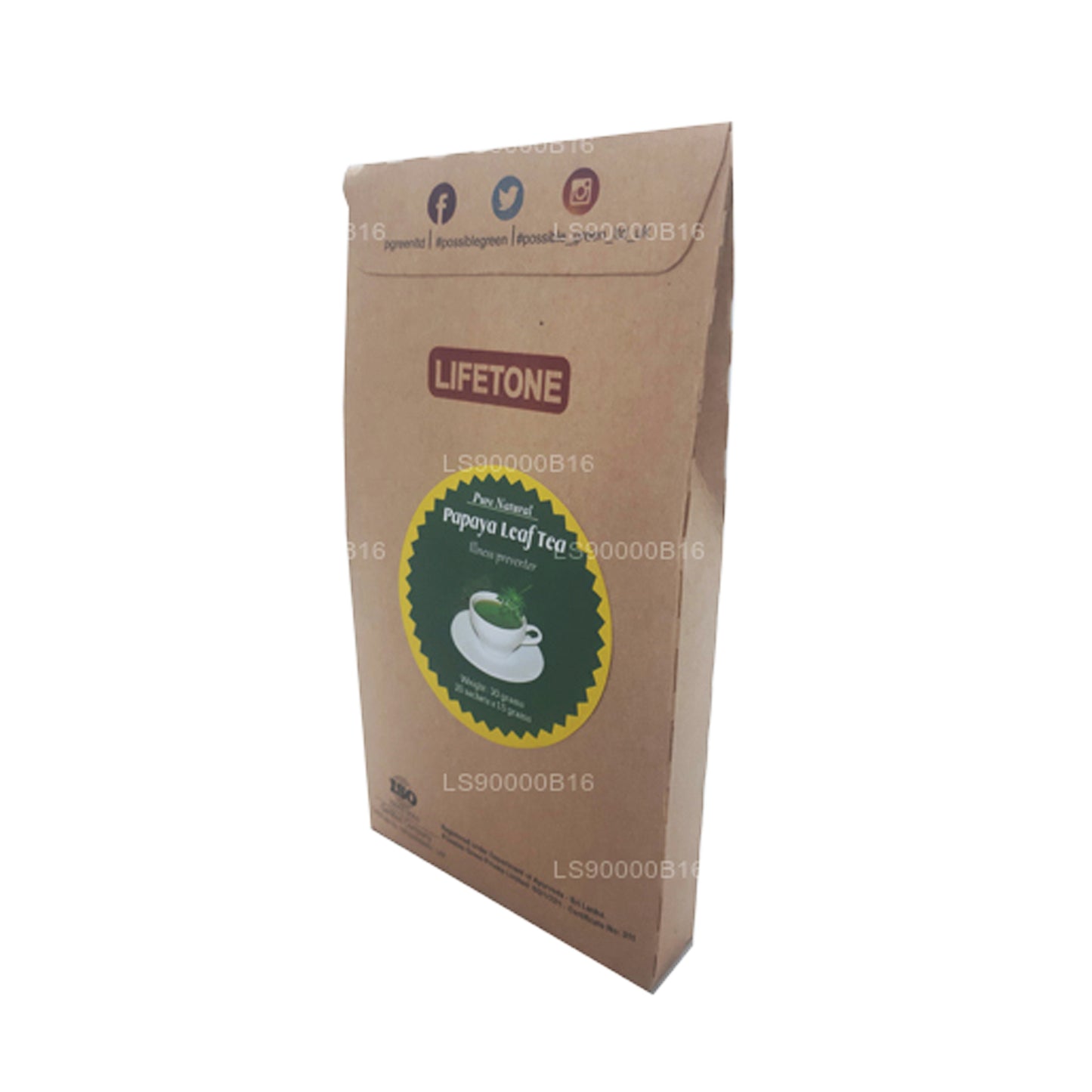 Thé aux feuilles de papaye Lifetone (30g)