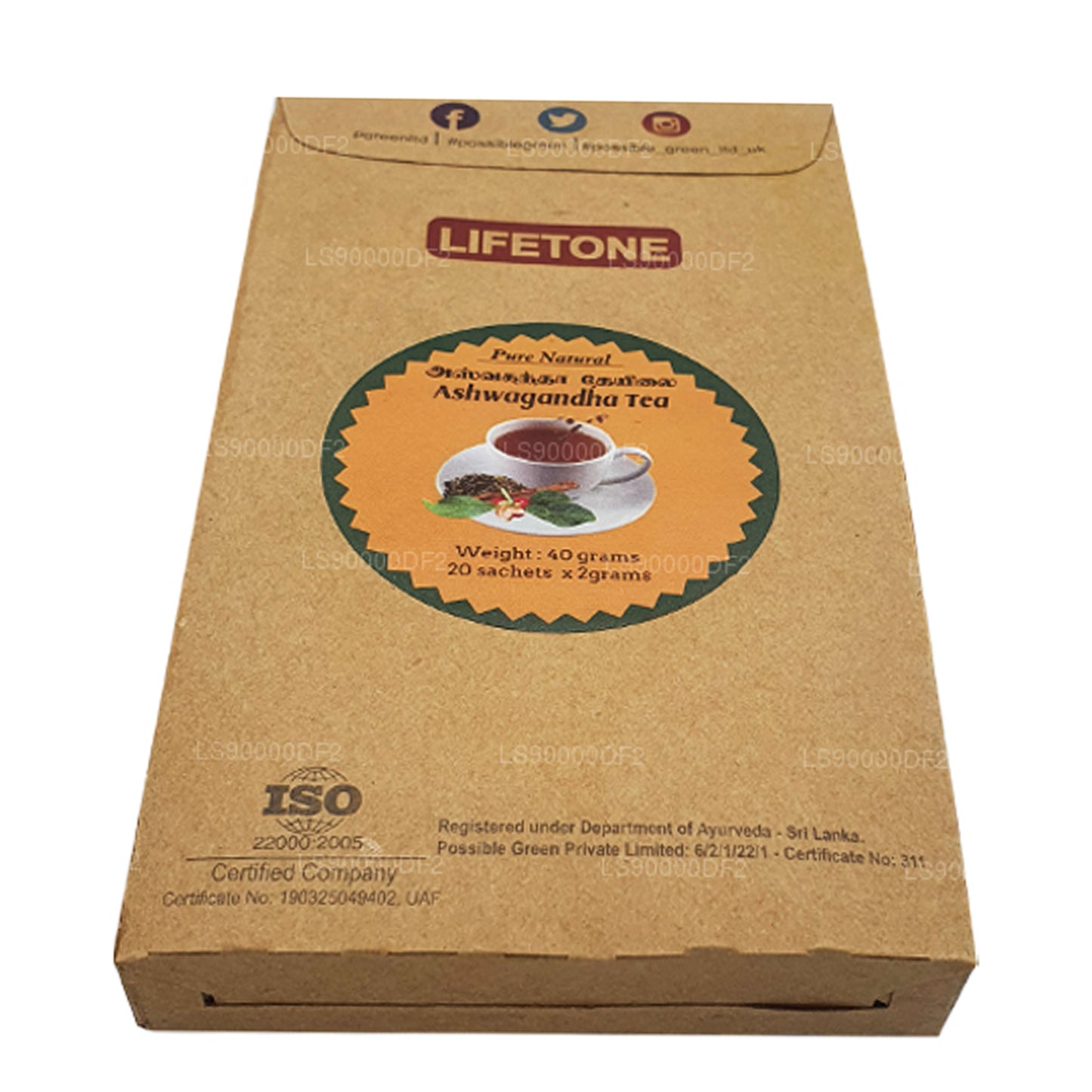 Thé Ashwagandha Lifetone (40g)