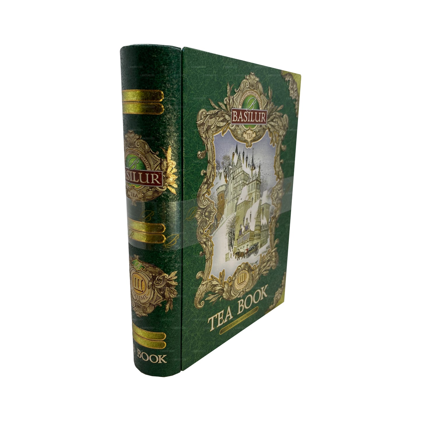 Cahier à thé Basilur « Tea Book Volume III - Vert » (100 g) Caddy