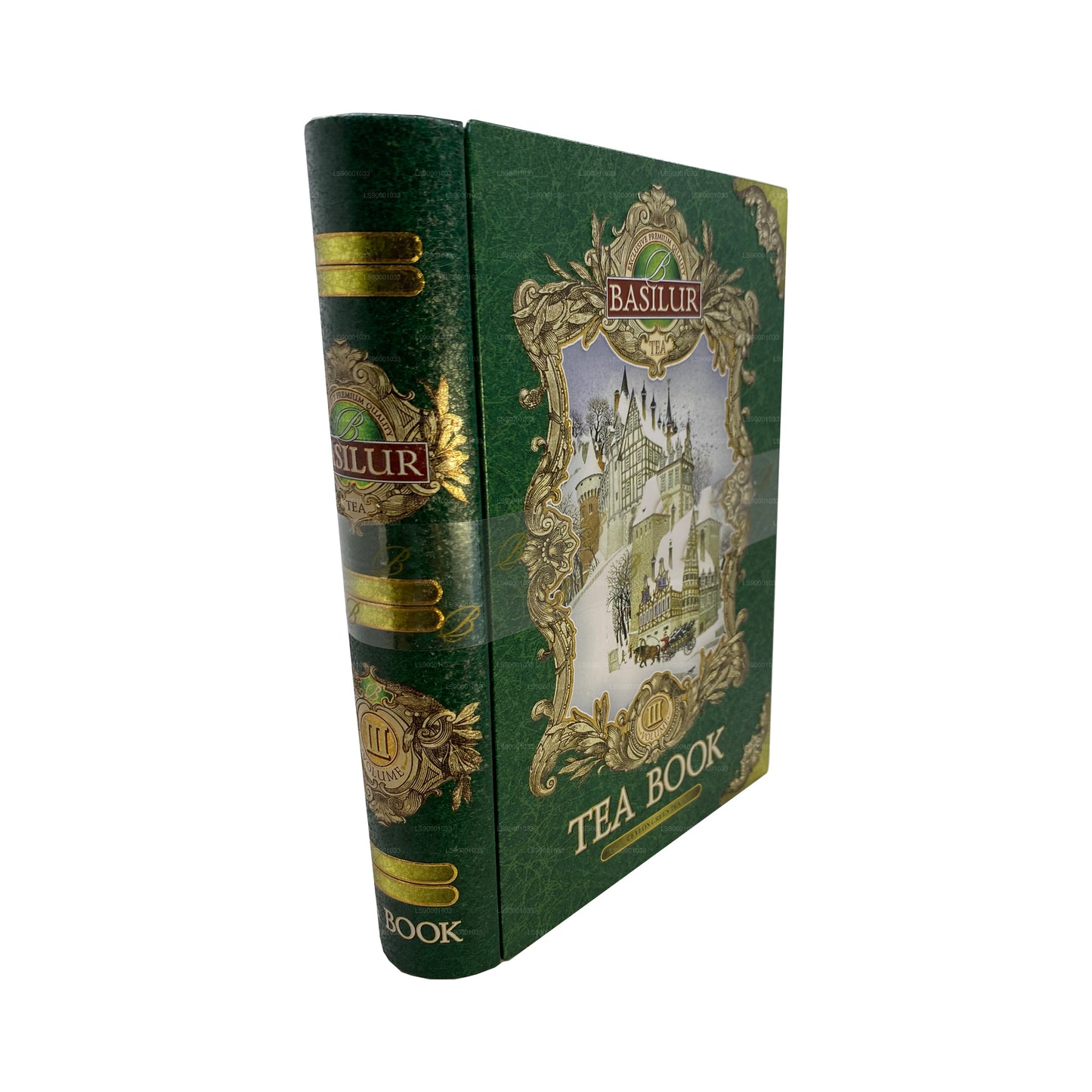 Cahier à thé Basilur « Tea Book Volume III - Vert » (100 g) Caddy