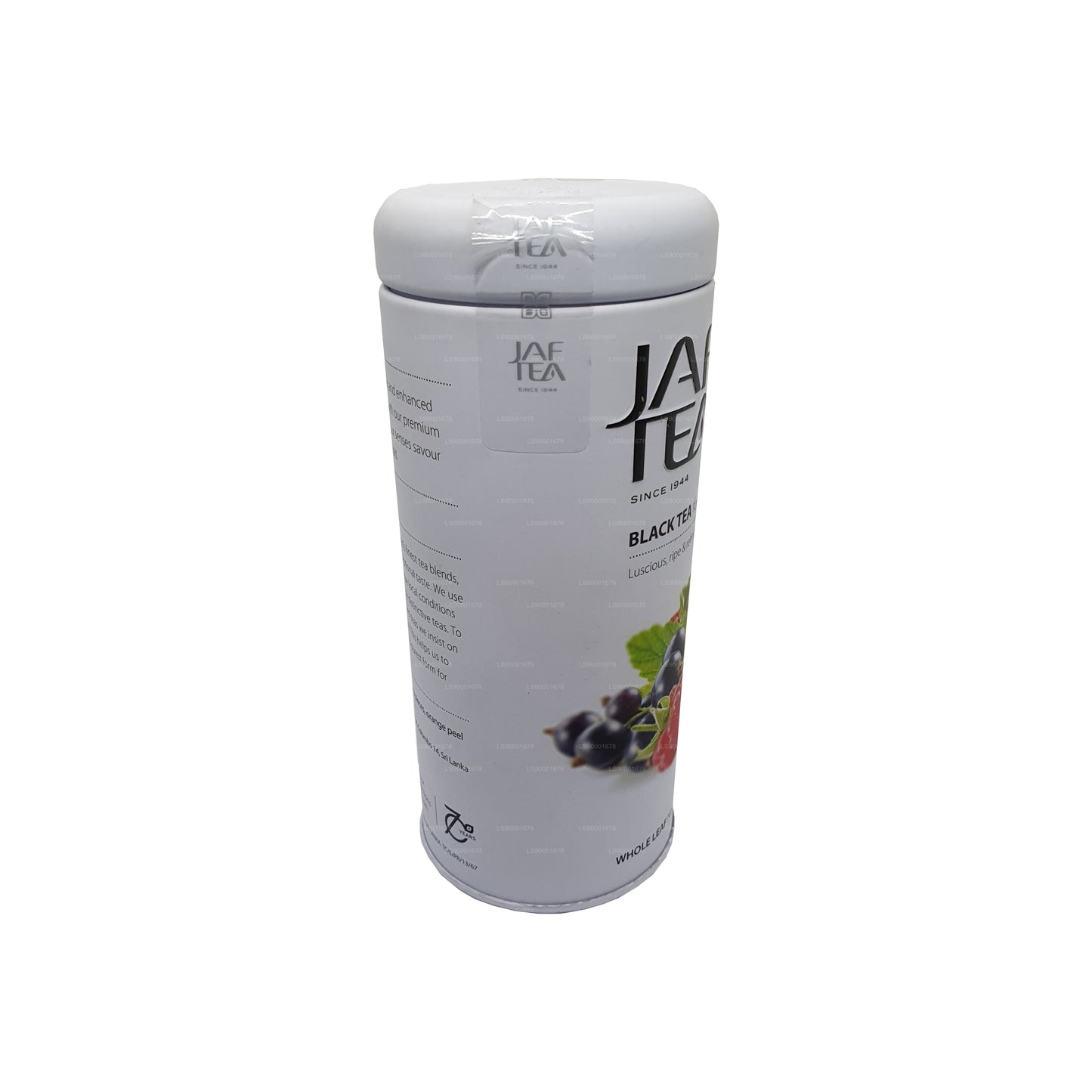 Jaf Tea Pure Fruit Collection, boîte de 100 g, fruits des bois