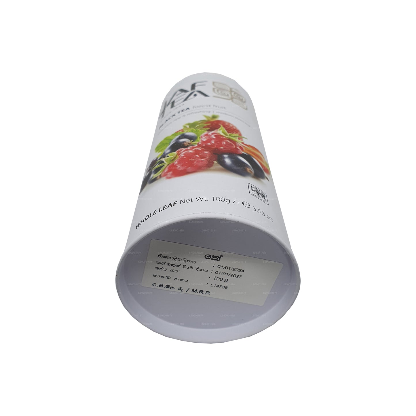 Jaf Tea Pure Fruit Collection, boîte de 100 g, fruits des bois