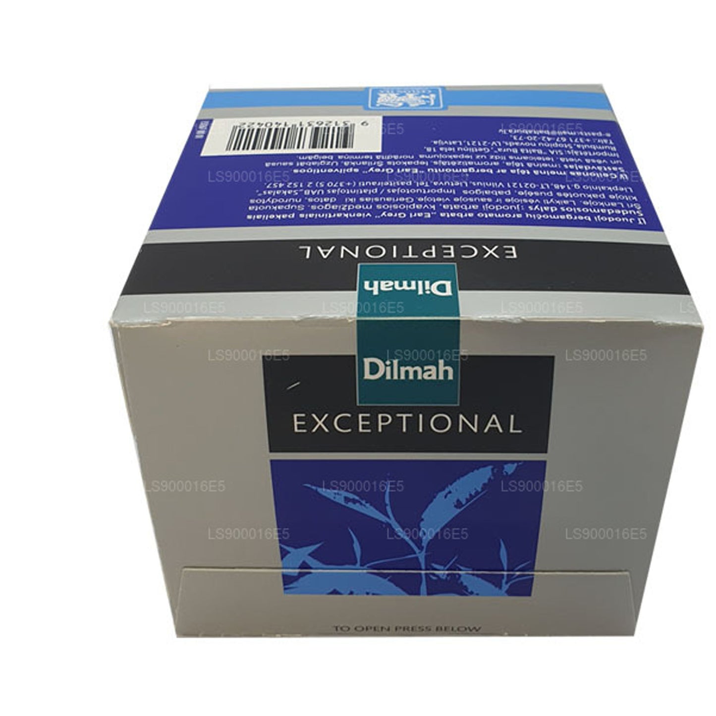 Thé Dilmah Exceptional Elegant Earl Grey Real Leaf (40 g) 20 sachets de thé