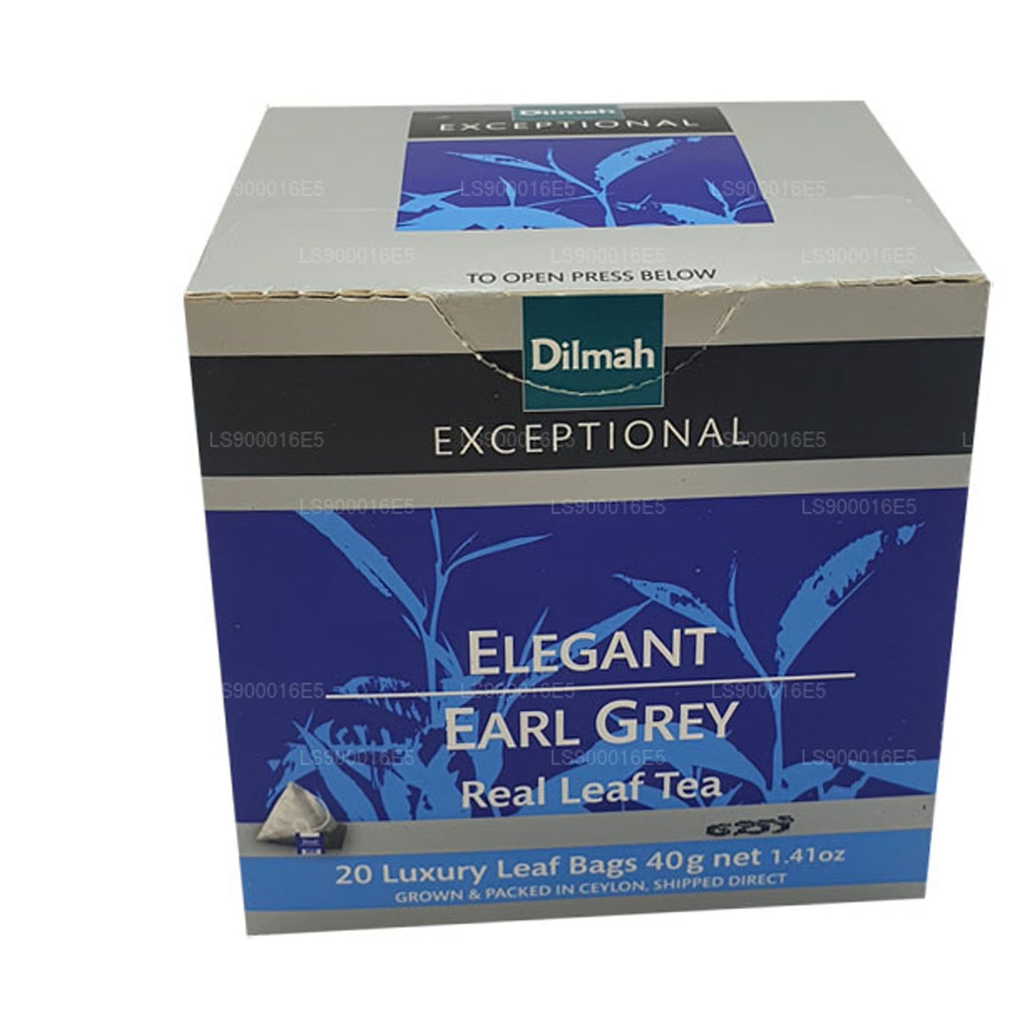 Thé Dilmah Exceptional Elegant Earl Grey Real Leaf (40 g) 20 sachets de thé