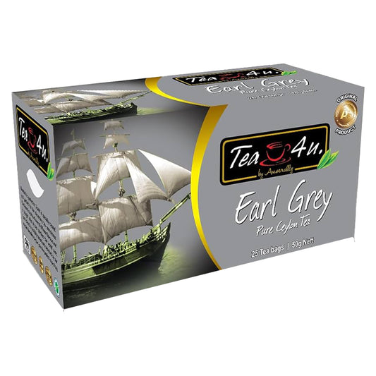 Tea4U Earl Grey (50 g) 25 sachets de thé