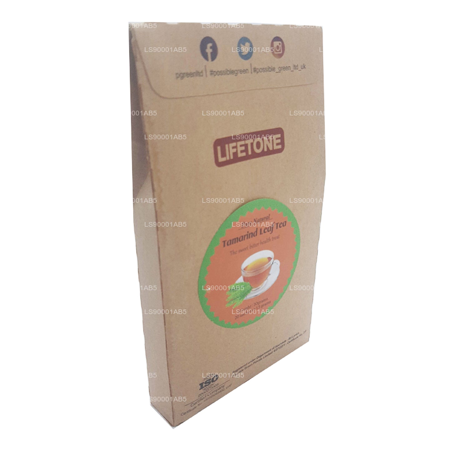 Thé aux feuilles de tamarin Lifetone (40g)