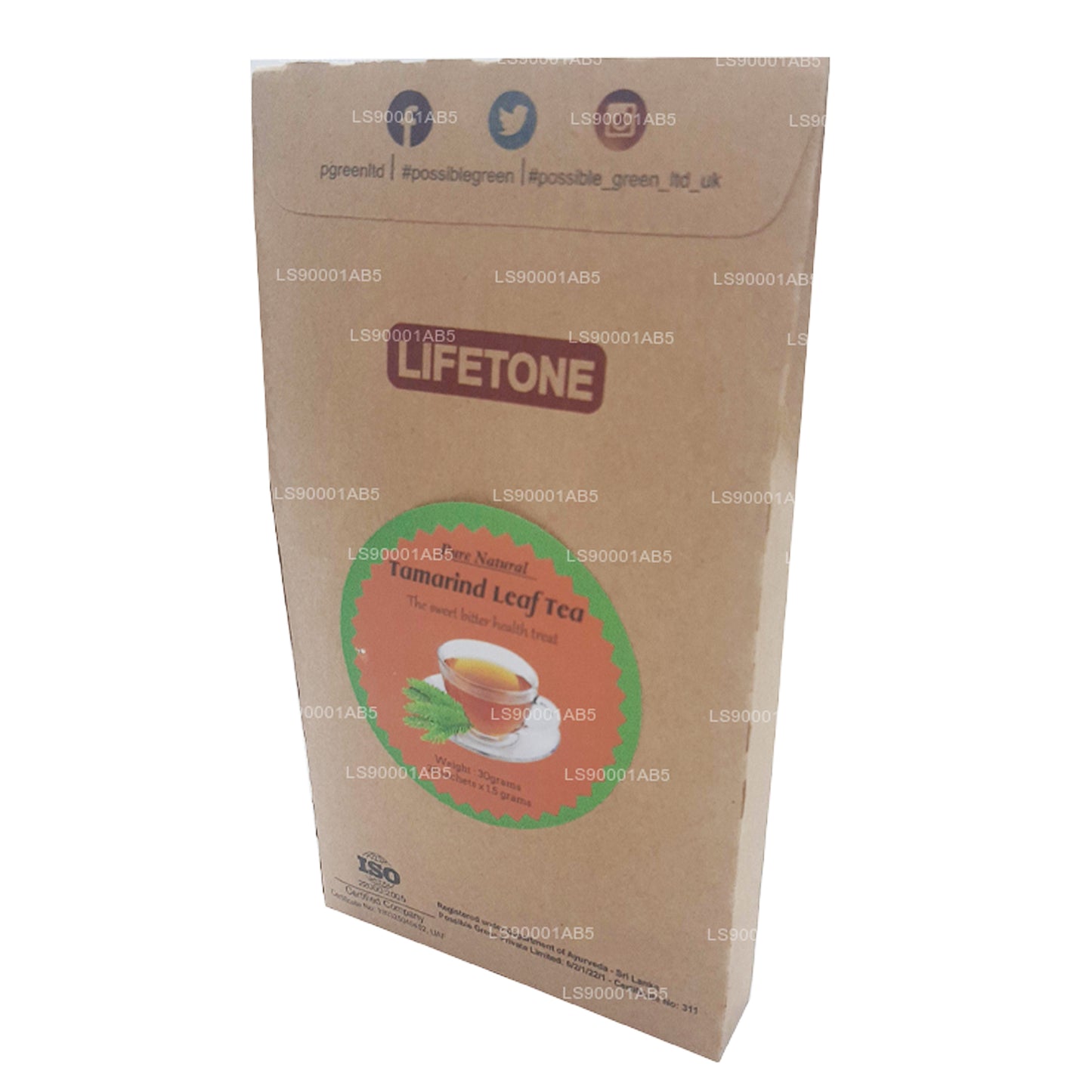 Thé aux feuilles de tamarin Lifetone (40g)