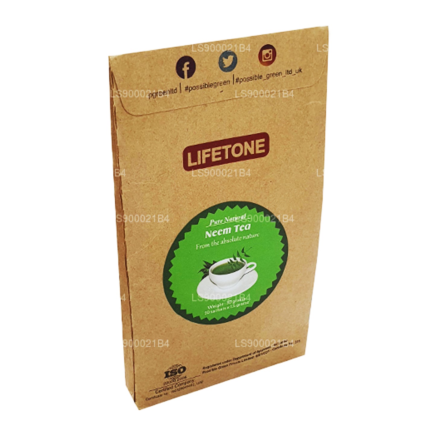 Thé aux feuilles de neem Lifetone (30 g)