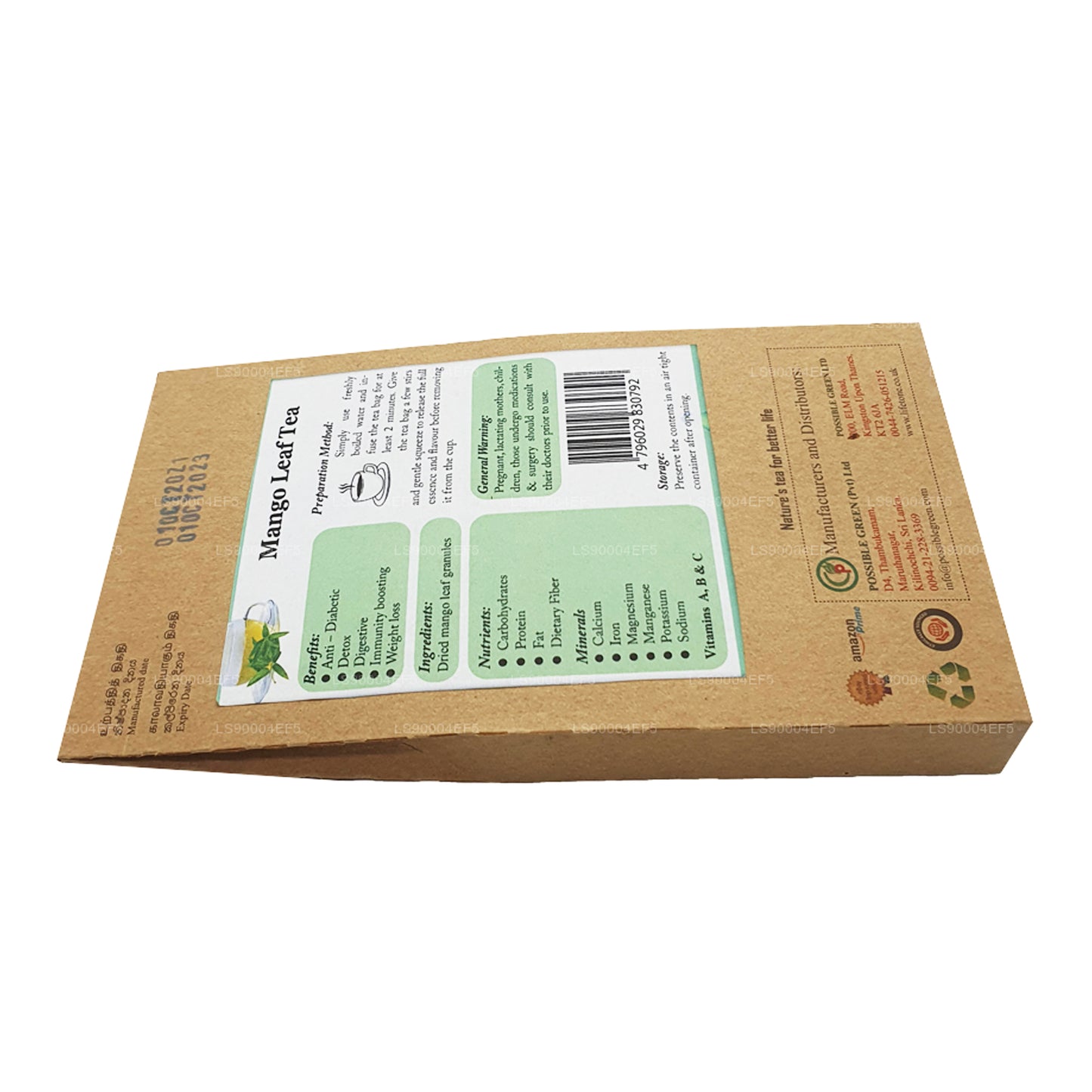 Thé aux feuilles de mangue Lifetone (40g)