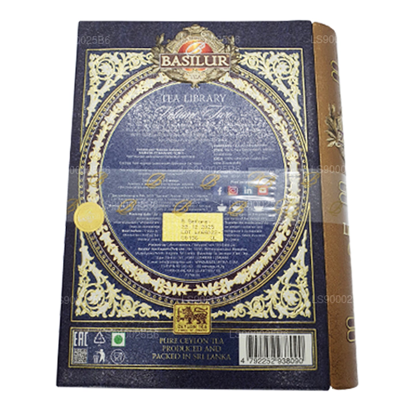 Livre de thé Basilur « Tea Library Volume Two » (100 g) Caddy