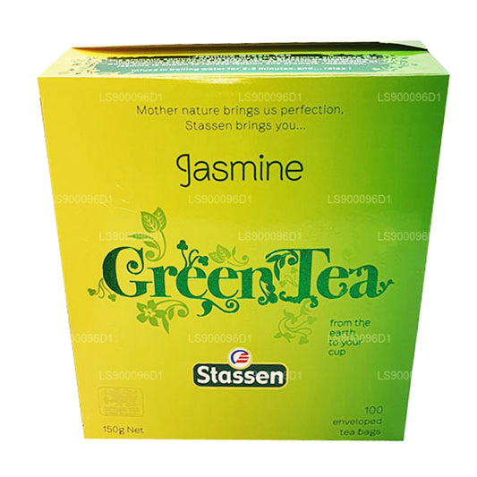 Thé vert au jasmin Stassen (150g) 100 sachets de thé