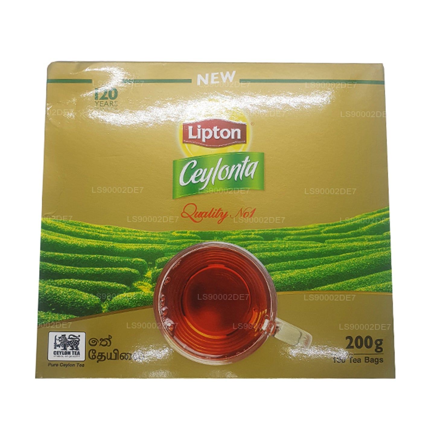 Thé Lipton Ceylonta (200g) 100 sachets de thé