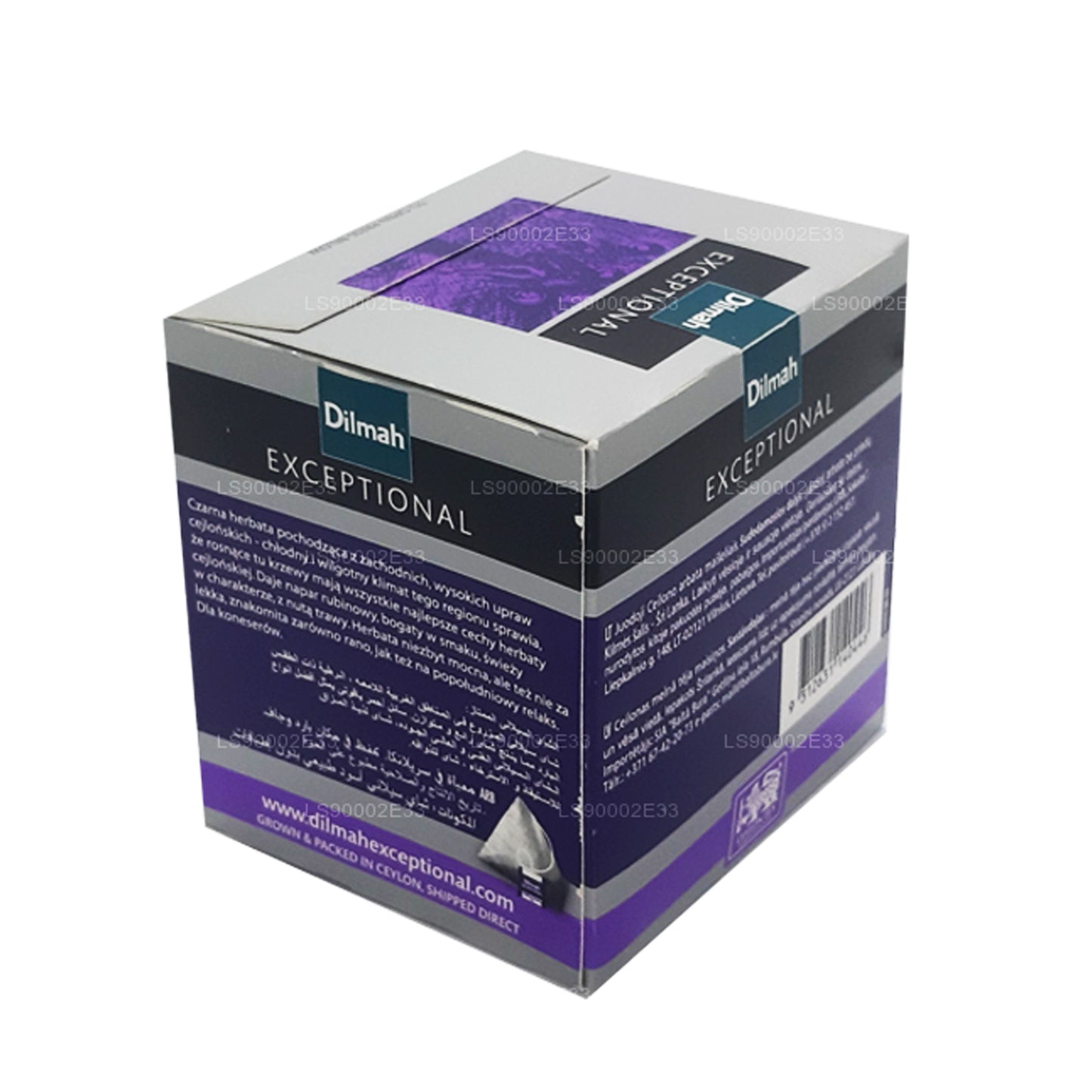 Thé à la feuille véritable de Ceylan Dilmah Exceptional Perfect (40 g), 20 sachets