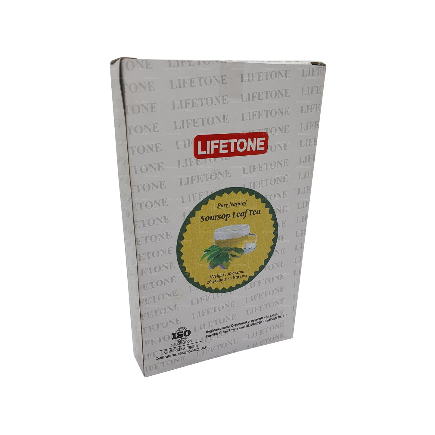 Thé aux feuilles de corossol Lifetone (30 g) 20 sachets de thé