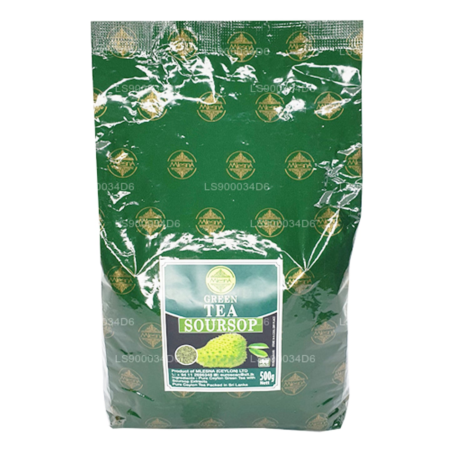 Thé vert de Ceylan au corossol aromatisé naturel Mlesna (500g)