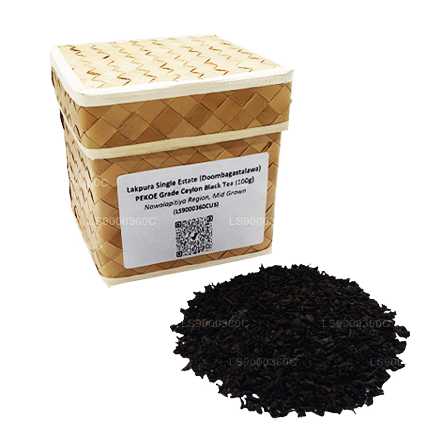 Thé noir de Ceylan Lakpura Single Estate (Doombagastalawa) PEKOE Grade (100 g)