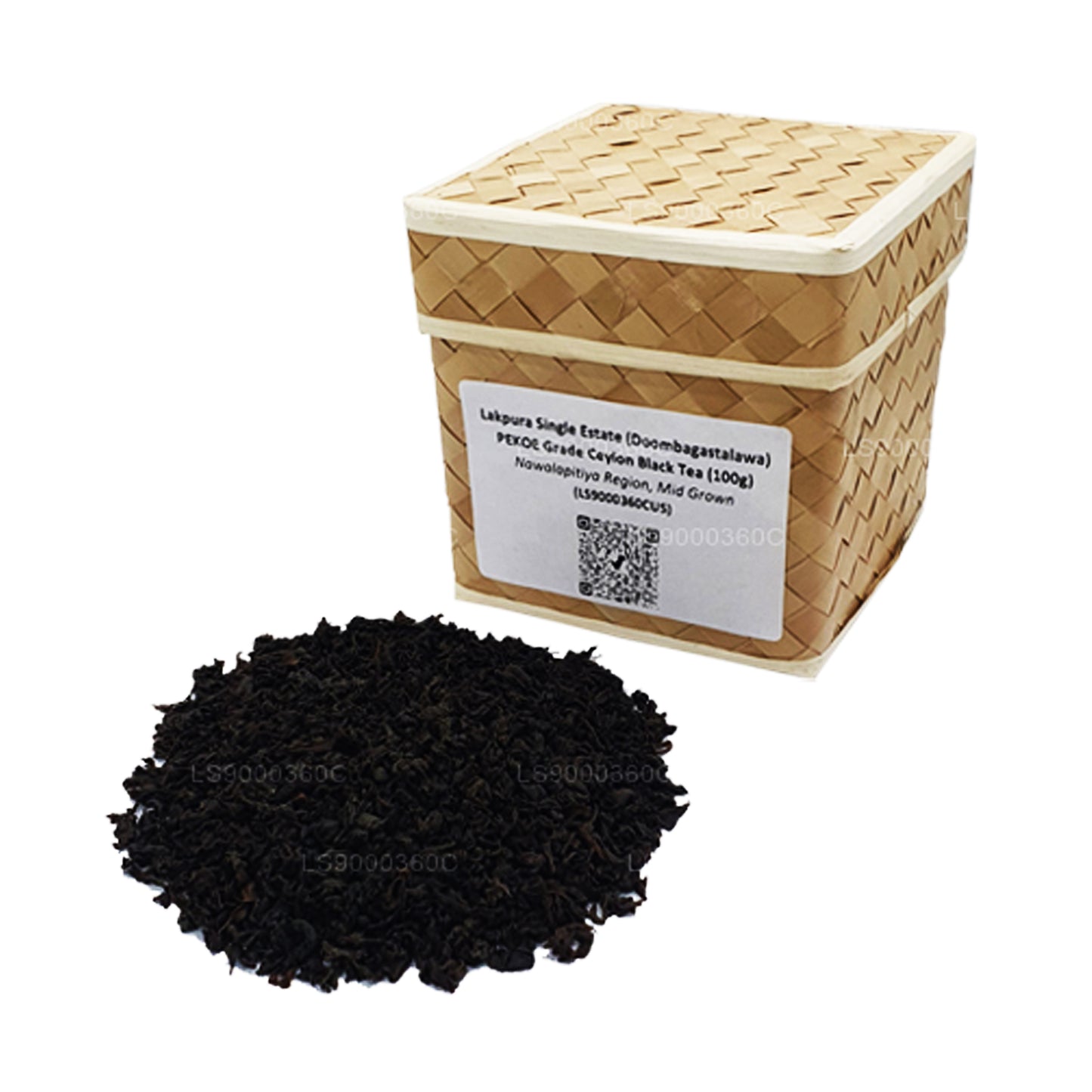 Thé noir de Ceylan Lakpura Single Estate (Doombagastalawa) PEKOE Grade (100 g)