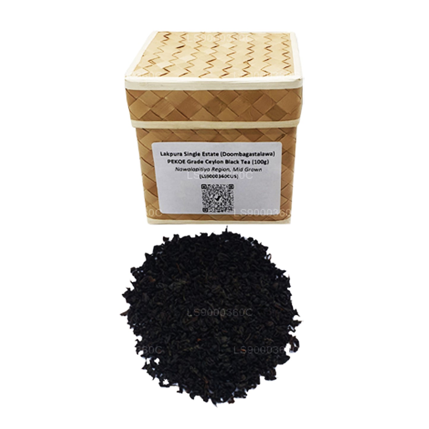 Thé noir de Ceylan Lakpura Single Estate (Doombagastalawa) PEKOE Grade (100 g)