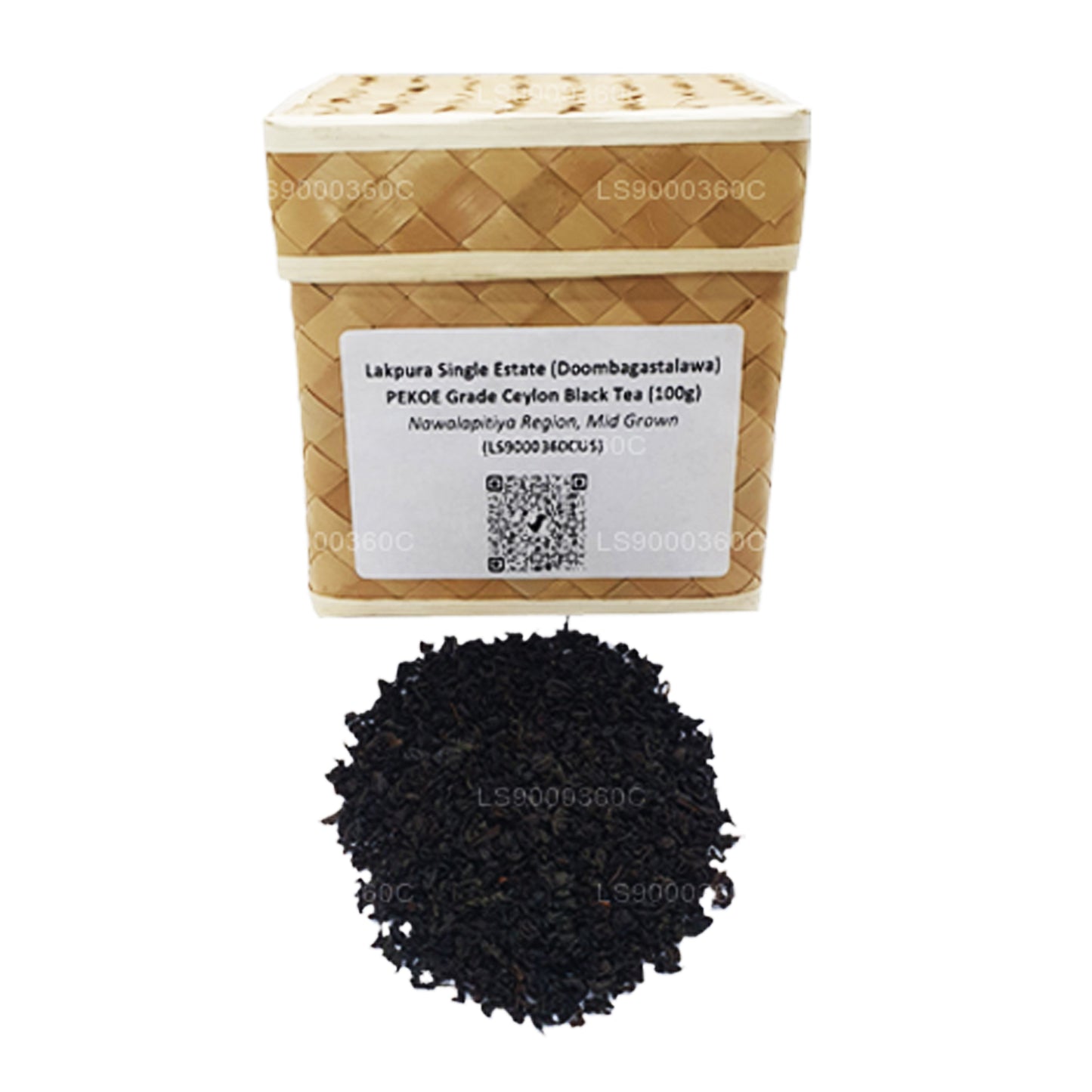 Thé noir de Ceylan Lakpura Single Estate (Doombagastalawa) PEKOE Grade (100 g)