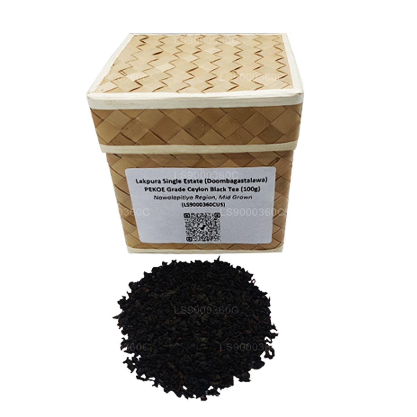 Thé noir de Ceylan Lakpura Single Estate (Doombagastalawa) PEKOE Grade (100 g)