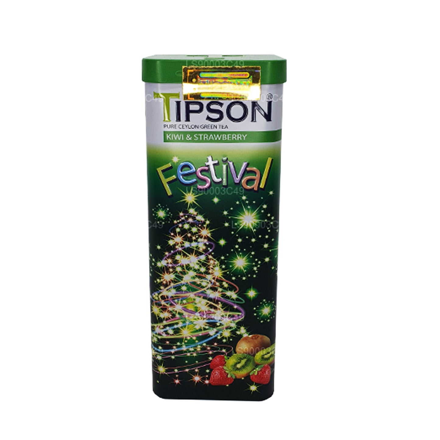 Thé vert au kiwi et à la fraise Tipson Festival (75g)