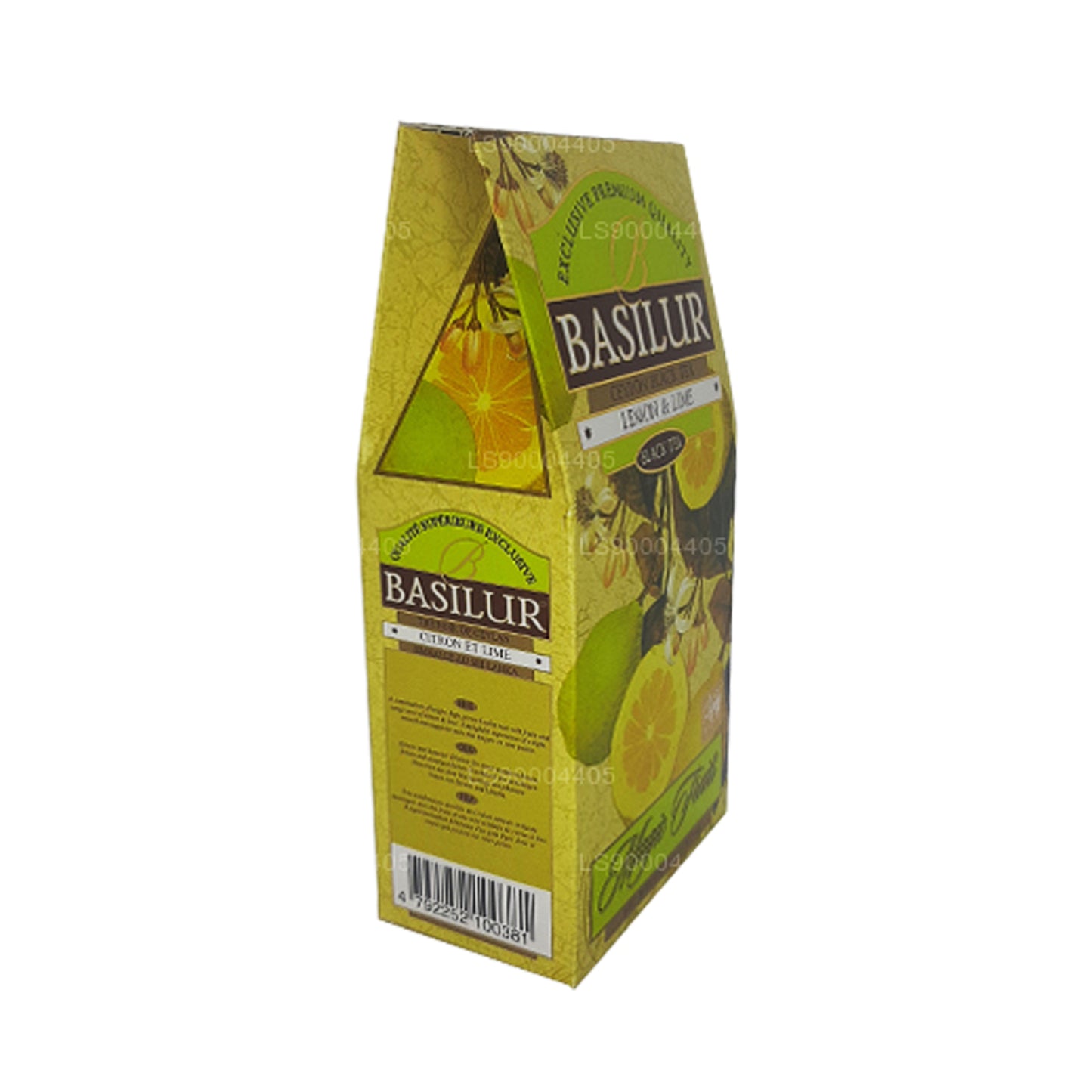 Thé noir de Ceylan au citron et à la lime Basilur (100g)